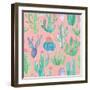 Bohemian Cactus Step 01D-Mary Urban-Framed Art Print