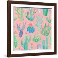 Bohemian Cactus Step 01D-Mary Urban-Framed Art Print