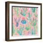 Bohemian Cactus Step 01D-Mary Urban-Framed Art Print