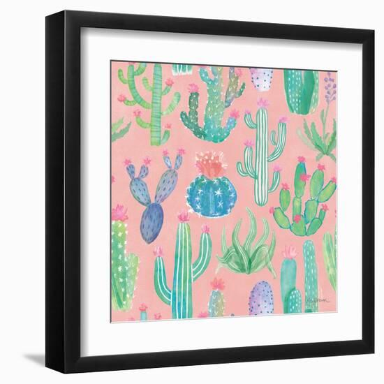 Bohemian Cactus Step 01D-Mary Urban-Framed Art Print