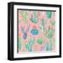 Bohemian Cactus Step 01D-Mary Urban-Framed Art Print