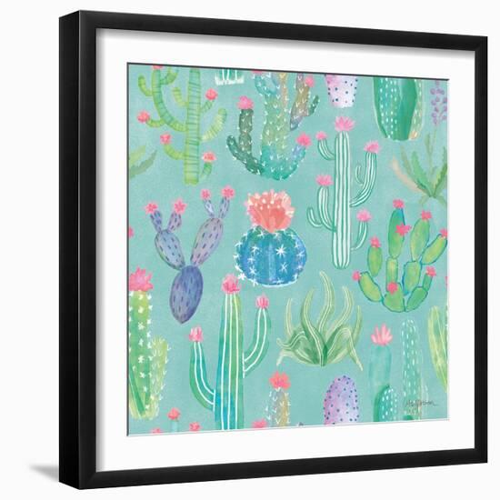 Bohemian Cactus Step 01E-Mary Urban-Framed Art Print
