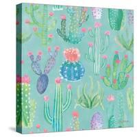 Bohemian Cactus Step 01E-Mary Urban-Stretched Canvas