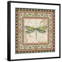 Bohemian Dragonfly-B-Jean Plout-Framed Giclee Print