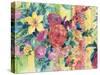 Bohemian Flowers-Marietta Cohen Art and Design-Stretched Canvas