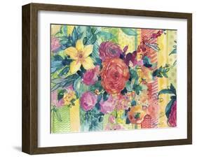Bohemian Flowers-Marietta Cohen Art and Design-Framed Giclee Print