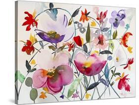 Bohemian Garden-Karin Johannesson-Stretched Canvas