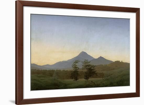 Bohemian Landscape, about 1808-Caspar David Friedrich-Framed Premium Giclee Print