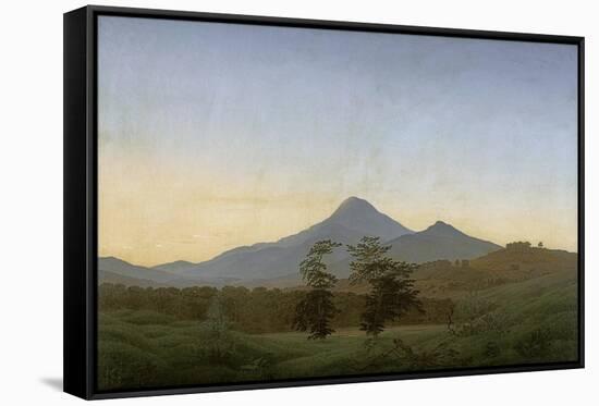 Bohemian Landscape, about 1808-Caspar David Friedrich-Framed Stretched Canvas