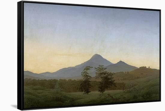 Bohemian Landscape, about 1808-Caspar David Friedrich-Framed Stretched Canvas