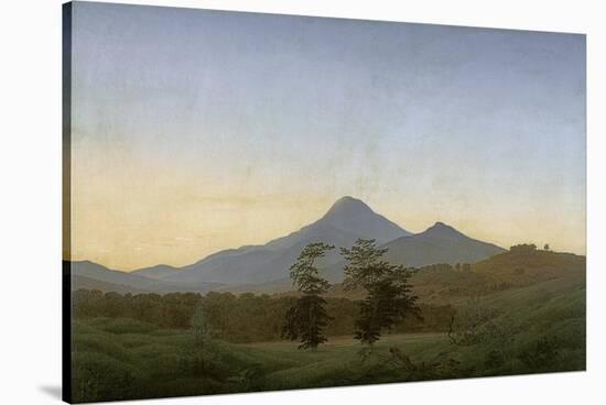 Bohemian Landscape, about 1808-Caspar David Friedrich-Stretched Canvas