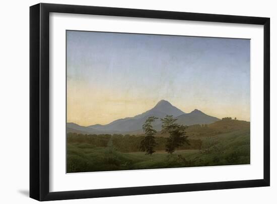 Bohemian Landscape, about 1808-Caspar David Friedrich-Framed Giclee Print