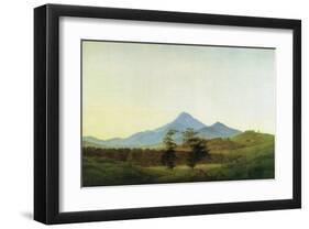 Bohemian Landscape-Caspar David Friedrich-Framed Giclee Print