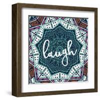 Bohemian Laugh-Jace Grey-Framed Art Print