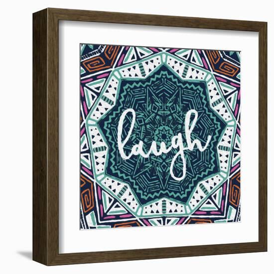 Bohemian Laugh-Jace Grey-Framed Art Print