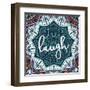 Bohemian Laugh-Jace Grey-Framed Art Print