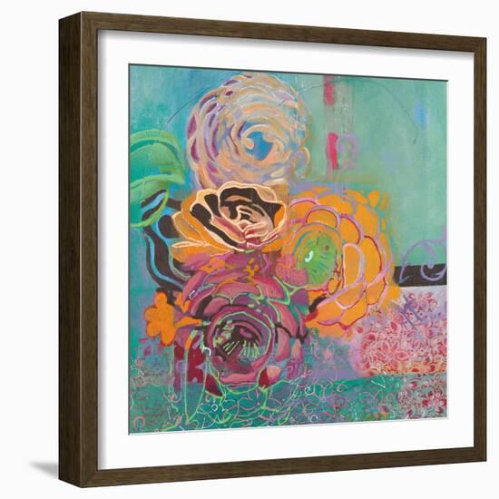 Bohemian Posies-Jeanne Wassenaar-Framed Art Print