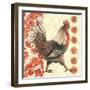 Bohemian Rooster I-Kimberly Poloson-Framed Art Print