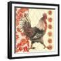 Bohemian Rooster I-Kimberly Poloson-Framed Art Print