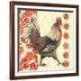Bohemian Rooster I-Kimberly Poloson-Framed Art Print