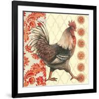 Bohemian Rooster I-Kimberly Poloson-Framed Art Print