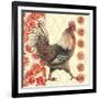 Bohemian Rooster I-Kimberly Poloson-Framed Art Print