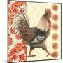 Bohemian Rooster I-Kimberly Poloson-Mounted Art Print