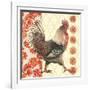 Bohemian Rooster I-Kimberly Poloson-Framed Art Print