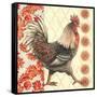 Bohemian Rooster I-Kimberly Poloson-Framed Stretched Canvas