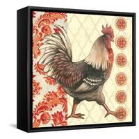 Bohemian Rooster I-Kimberly Poloson-Framed Stretched Canvas