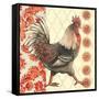 Bohemian Rooster I-Kimberly Poloson-Framed Stretched Canvas