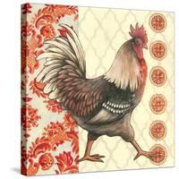 Bohemian Rooster I-Kimberly Poloson-Stretched Canvas