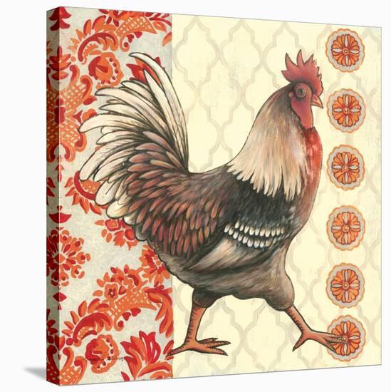 Bohemian Rooster I-Kimberly Poloson-Stretched Canvas