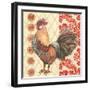 Bohemian Rooster II-Kimberly Poloson-Framed Art Print