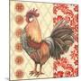 Bohemian Rooster II-Kimberly Poloson-Mounted Art Print
