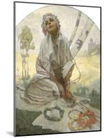 Bohemian Sun Dreamer-Alphonse Mucha-Mounted Giclee Print