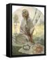 Bohemian Sun Dreamer-Alphonse Mucha-Framed Stretched Canvas