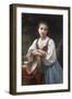 Bohemienne au Tambour de Basque, 1867-William Adolphe Bouguereau-Framed Giclee Print