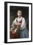 Bohemienne au Tambour de Basque, 1867-William Adolphe Bouguereau-Framed Giclee Print