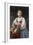 Bohemienne au Tambour de Basque, 1867-William Adolphe Bouguereau-Framed Giclee Print