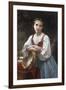 Bohemienne au Tambour de Basque, 1867-William Adolphe Bouguereau-Framed Giclee Print