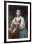 Bohemienne au Tambour de Basque, 1867-William Adolphe Bouguereau-Framed Giclee Print