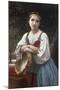 Bohemienne au Tambour de Basque, 1867-William Adolphe Bouguereau-Mounted Giclee Print