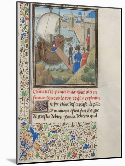 Bohemond I of Antioch Traveled Back to Apulia, 1460s-null-Mounted Giclee Print