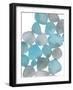Boho Beautiful I Blue-Moira Hershey-Framed Art Print