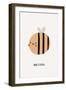 Boho Bee Cool-Barkova Nadya-Framed Art Print