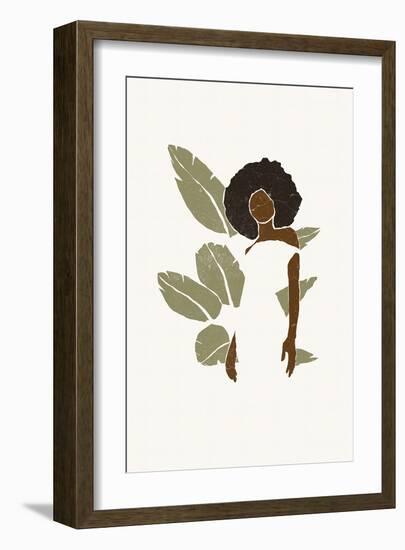 Boho Bird of Paradise Leaves I-Yuyu Pont-Framed Art Print