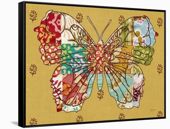 Boho Butterfly-Bella Dos Santos-Framed Stretched Canvas