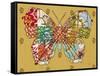 Boho Butterfly-Bella Dos Santos-Framed Stretched Canvas