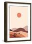 Boho Desert III-Omar Escalante-Framed Art Print